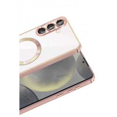 Mey İthalat®  Samsung Galaxy A57 5G Kross Magneticsafe Kapak - Rose