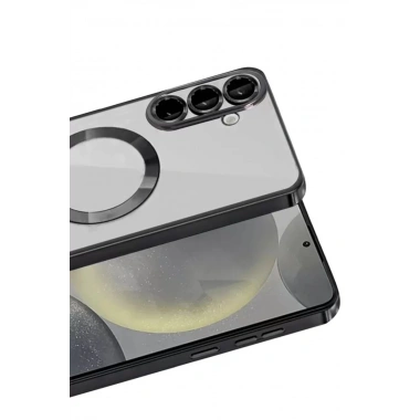 Mey İthalat®  Samsung Galaxy A57 5G Kross Magneticsafe Kapak - Siyah
