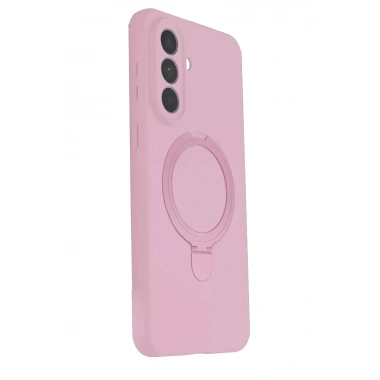 Mey İthalat®  Samsung Galaxy A57 5G Regal Magsafe Standlı Kapak - Açık Pembe