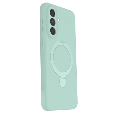 Mey İthalat®  Samsung Galaxy A57 5G Regal Magsafe Standlı Kapak - Su Yeşili