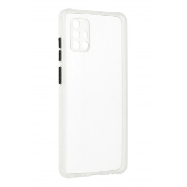 Mey İthalat® Samsung Galaxy A71 Kılıf Miami Şeffaf Silikon - Şeffaf