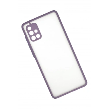Mey İthalat®  Samsung Galaxy A71 Kılıf Montreal Silikon Kapak - Mor