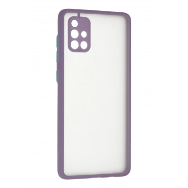 Mey İthalat®  Samsung Galaxy A71 Kılıf Montreal Silikon Kapak - Mor