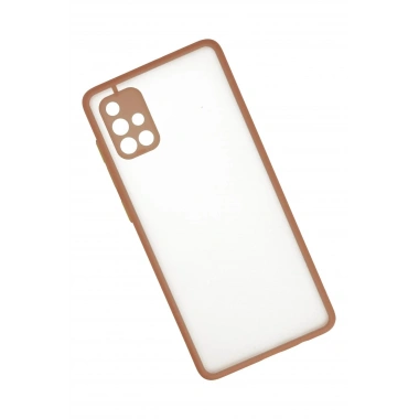 Mey İthalat®  Samsung Galaxy A71 Kılıf Montreal Silikon Kapak - Pembe