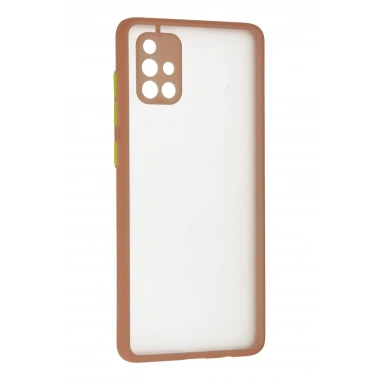 Mey İthalat®  Samsung Galaxy A71 Kılıf Montreal Silikon Kapak - Pembe