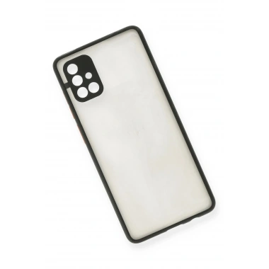 Mey İthalat®  Samsung Galaxy A71 Kılıf Montreal Silikon Kapak - Siyah