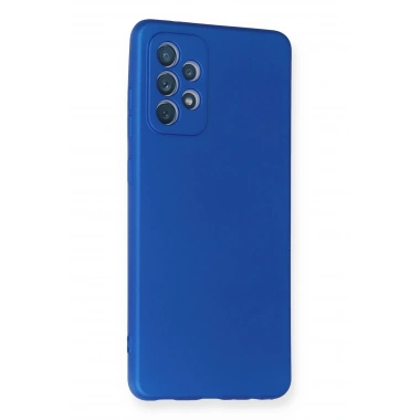 Mey İthalat®  Samsung Galaxy A72 Kılıf First Silikon - Mavi