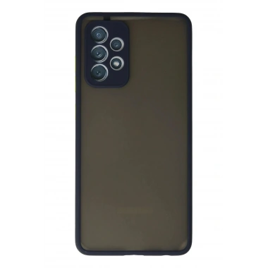 Mey İthalat®  Samsung Galaxy A72 Kılıf Montreal Silikon Kapak - Lacivert