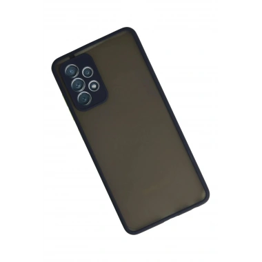 Mey İthalat®  Samsung Galaxy A72 Kılıf Montreal Silikon Kapak - Lacivert