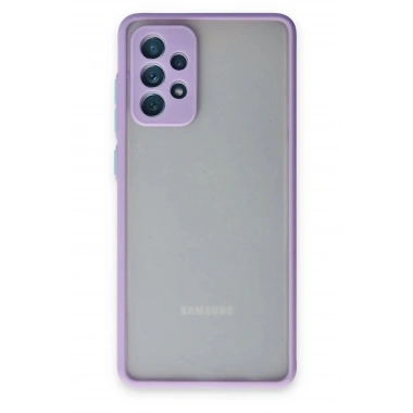 Mey İthalat®  Samsung Galaxy A72 Kılıf Montreal Silikon Kapak - Mor