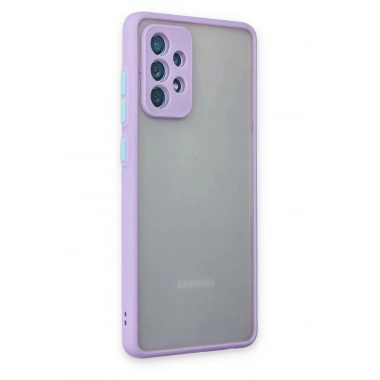 Mey İthalat®  Samsung Galaxy A72 Kılıf Montreal Silikon Kapak - Mor