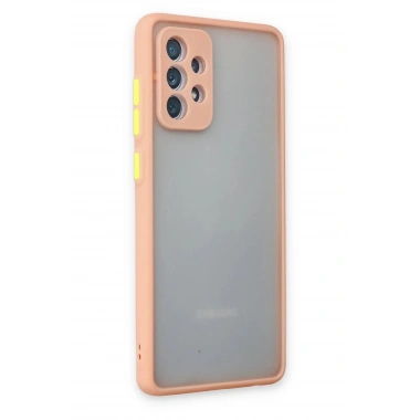 Mey İthalat®  Samsung Galaxy A72 Kılıf Montreal Silikon Kapak - Pembe