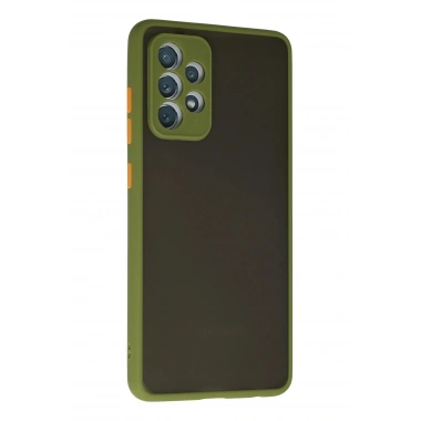 Mey İthalat®  Samsung Galaxy A72 Kılıf Montreal Silikon Kapak - Yeşil