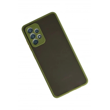 Mey İthalat®  Samsung Galaxy A72 Kılıf Montreal Silikon Kapak - Yeşil