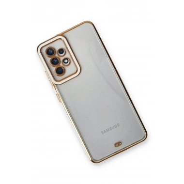 Mey İthalat® Samsung Galaxy A73 5G Kılıf Liva Lens Silikon - Beyaz