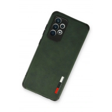 Mey İthalat®  Samsung Galaxy A73 5G Kılıf Loop Deri Silikon - Yeşil