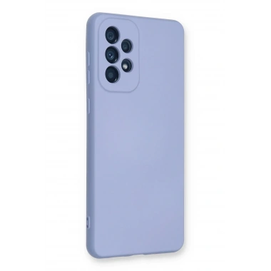 Mey İthalat®  Samsung Galaxy A73 5G Kılıf Nano içi Kadife Silikon - Lila