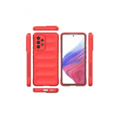 Mey İthalat®  Samsung Galaxy A73 5G Kılıf Optimum Silikon - Kırmızı