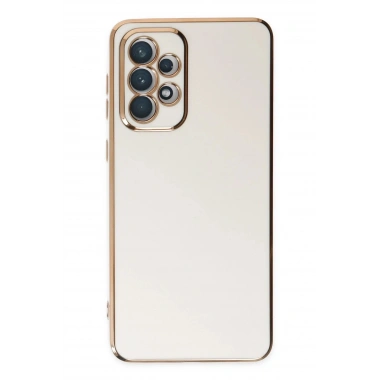 Mey İthalat®  Samsung Galaxy A73 5G Kılıf Volet Silikon - Beyaz