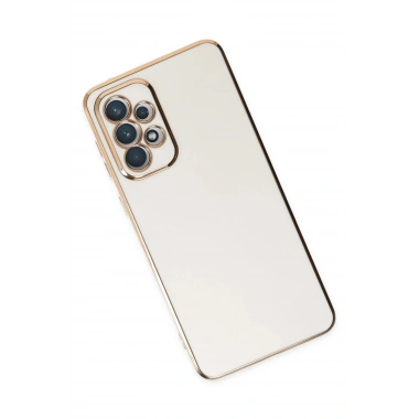 Mey İthalat®  Samsung Galaxy A73 5G Kılıf Volet Silikon - Beyaz