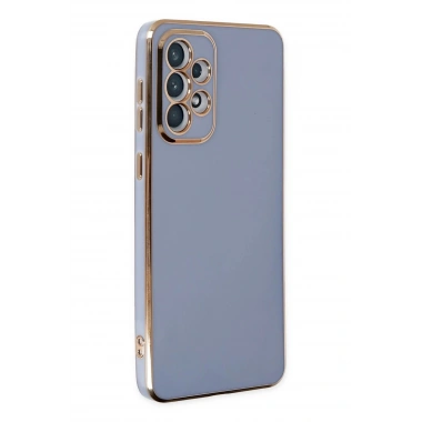 Mey İthalat®  Samsung Galaxy A73 5G Kılıf Volet Silikon - Mavi