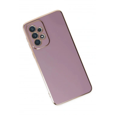 Mey İthalat®  Samsung Galaxy A73 5G Kılıf Volet Silikon - Mor