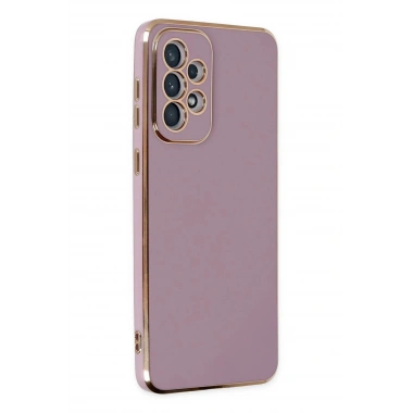 Mey İthalat®  Samsung Galaxy A73 5G Kılıf Volet Silikon - Mor
