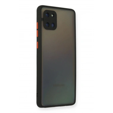 Mey İthalat®  Samsung Galaxy A81 / Note 10 Lite Kılıf Montreal Silikon Kapak - Siyah