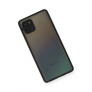 Mey İthalat®  Samsung Galaxy A81 / Note 10 Lite Kılıf Montreal Silikon Kapak - Siyah