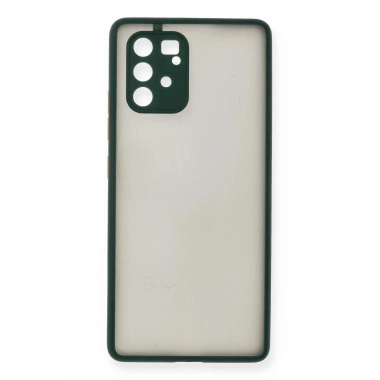 Mey İthalat®  Samsung Galaxy A91 / S10 Lite Kılıf Montreal Silikon Kapak - Yeşil