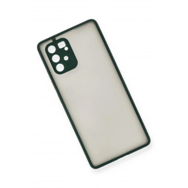 Mey İthalat®  Samsung Galaxy A91 / S10 Lite Kılıf Montreal Silikon Kapak - Yeşil