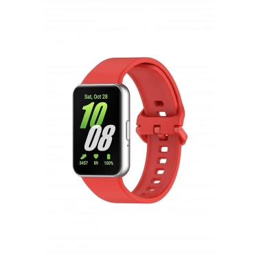Mey İthalat® Samsung Galaxy Fit 3 Klasik Kordon - Kırmızı
