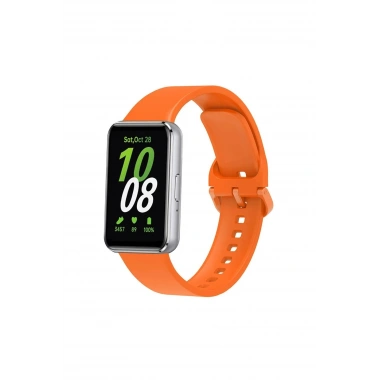 Mey İthalat® Samsung Galaxy Fit 3 Klasik Kordon - Turuncu