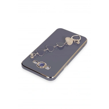 Mey İthalat® Samsung Galaxy J7 Kılıf Esila Silikon - Gri