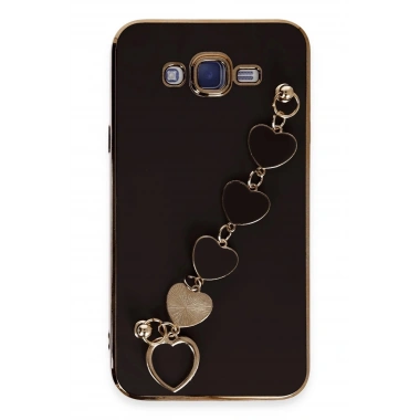 Mey İthalat® Samsung Galaxy J7 Kılıf Esila Silikon - Siyah