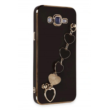 Mey İthalat® Samsung Galaxy J7 Kılıf Esila Silikon - Siyah