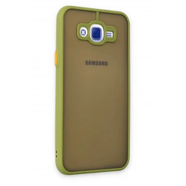 Mey İthalat®  Samsung Galaxy J7 Kılıf Montreal Silikon Kapak - Açık Yeşil