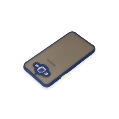 Mey İthalat®  Samsung Galaxy J7 Kılıf Montreal Silikon Kapak - Lacivert
