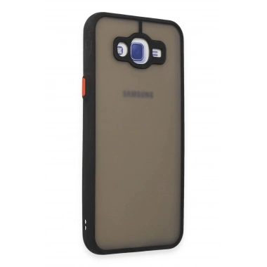 Mey İthalat®  Samsung Galaxy J7 Kılıf Montreal Silikon Kapak - Siyah