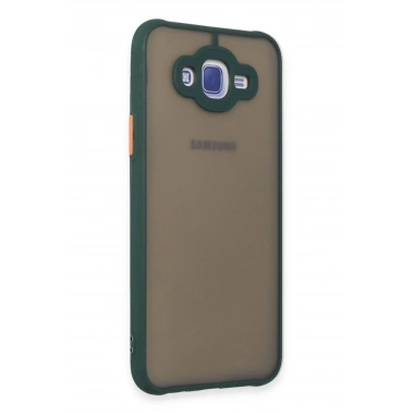 Mey İthalat®  Samsung Galaxy J7 Kılıf Montreal Silikon Kapak - Yeşil