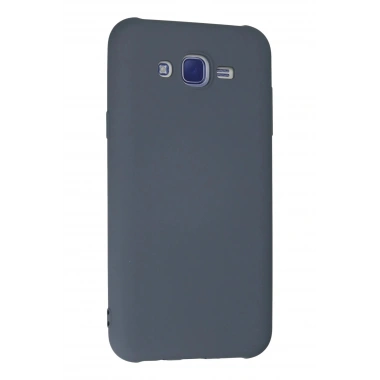 Mey İthalat®  Samsung Galaxy J7 Kılıf Nano içi Kadife Silikon - Gri
