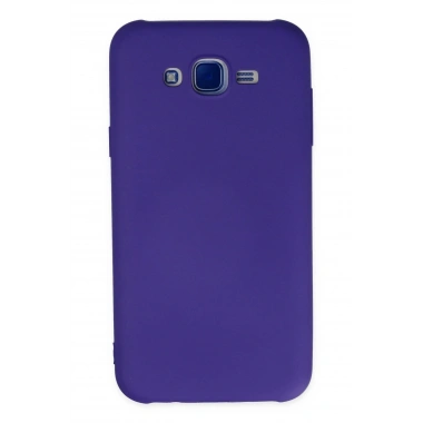 Mey İthalat®  Samsung Galaxy J7 Kılıf Nano içi Kadife Silikon - Mor