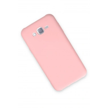 Mey İthalat®  Samsung Galaxy J7 Kılıf Nano içi Kadife Silikon - Pudra