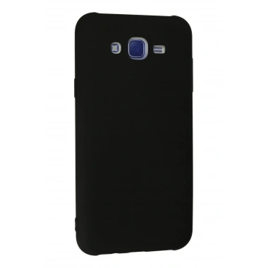 Mey İthalat®  Samsung Galaxy J7 Kılıf Nano içi Kadife Silikon - Siyah