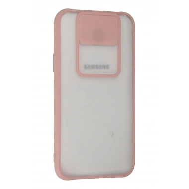 Mey İthalat® Samsung Galaxy J7 Kılıf Palm Buzlu Kamera Sürgülü Silikon - Pembe