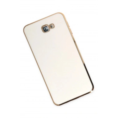 Mey İthalat®  Samsung Galaxy J7 Prime Kılıf Volet Silikon - Beyaz