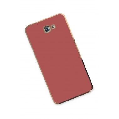 Mey İthalat®  Samsung Galaxy J7 Prime Kılıf Volet Silikon - Kırmızı