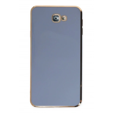 Mey İthalat®  Samsung Galaxy J7 Prime Kılıf Volet Silikon - Mavi
