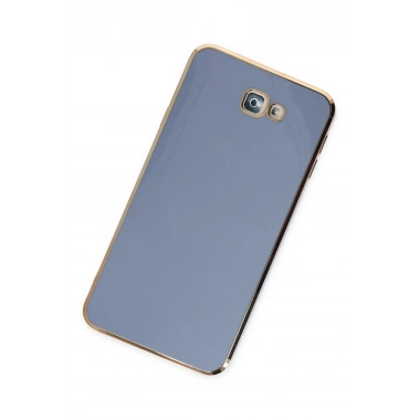 Mey İthalat®  Samsung Galaxy J7 Prime Kılıf Volet Silikon - Mavi