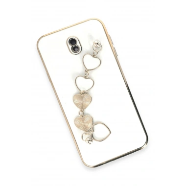 Mey İthalat® Samsung Galaxy J7 Pro / J730 Kılıf Esila Silikon - Beyaz
